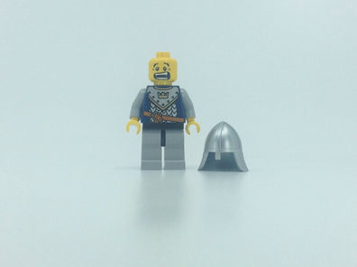 LEGO Minifigure-Fantasy Era - Crown Knight Scale Mail with Crown, Helmet with Neck Protector, Dual Sided Head-Castle / Fantasy Era-CAS341-Creative Brick Builders